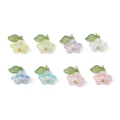 8Pcs Acrylic Charms