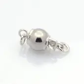 925 Sterling Silver Round Box Clasps