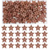1 Bag Baking Paint Wooden Buttons