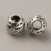 Tibetan Style Alloy European Beads