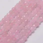 Natural Rose Quartz Beads Strands