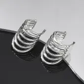 Brass Cuff Earrings for Women