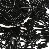 Opaque Glass Bugle Beads