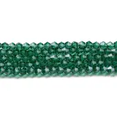 Transparent Electroplate Glass Beads Strands