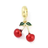 Brass Enamel Fruit European Dangle Charms