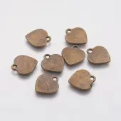 Tibetan Style Alloy Stamping Blank Tag Charms