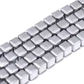 Electroplate Non-magnetic Synthetic Hematite Beads Strands