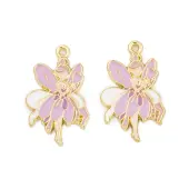 Rack Plating Alloy Enamel Pendants