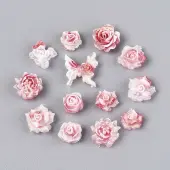 Flower Resin Cabochons
