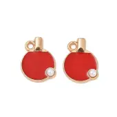 Alloy Enamel Pendants