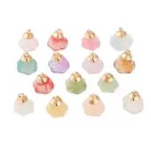 Spray Painted Glass Pendants