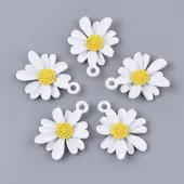 Spray Painted Alloy Pendants