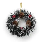 Christmas Wreath PVC Pendant Decorations