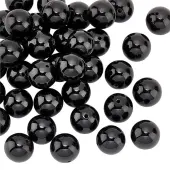 Olycraft 1 Strand Natural Black Tourmaline Beads Strands
