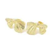 Bowknot Rack Plated Brass Stud Earrings for Women