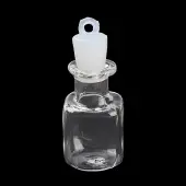 Clear Glass Wishing Bottle Pendants