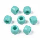 Opaque Acrylic European Beads