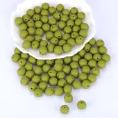 Round Silicone Focal Beads