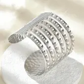 304 Stainless Steel Cuff Bangles for Women