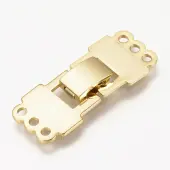 Brass Fold Over Clasps