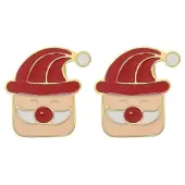 Ion Plating(IP) 304 Stainless Steel Enamel Stud Earrings