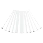 11Pcs 11 Style Acrylic Bookbinding Rulers