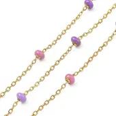 304 Stainless Steel Enamel Link Chains