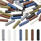 70Pcs 7 Style Plastic Aglets for Shoelaces