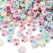 200Pcs Luminous Acrylic Beads