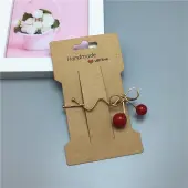 Cardboard Paper Hair Clip Display Cards