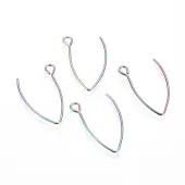 Ion Plating(IP) 304 Stainless Steel Earring Hooks