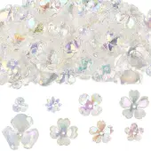 70Pcs Acrylic Bead Caps