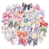 4 Sets PVC Plastic Decorative Sticker Labels