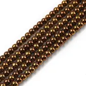 Electroplate Glass Beads Strands