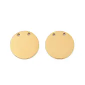 304 Stainless Steel Stamping Blank Tag Pendants