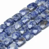 Natural Blue Spot Jasper Bead Strands