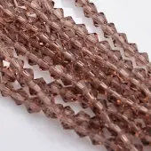 Bicone Glass Beads Strands