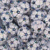 Resin Rhinestone Beads