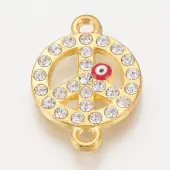 Alloy Rhinestone Links connectors