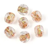Handmade Foil Lampwork Beads
