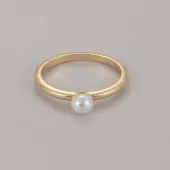 Brass Plain Band Rings for Women