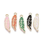 Rack Plating Alloy Enamel Pendants