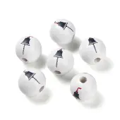 Natural Wood European Beads