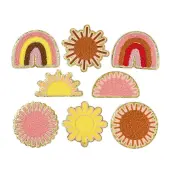 8Pcs Polyester Cloth Patches