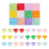 180G 12 Colors Baking Paint Glass Seed Beads