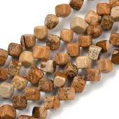 Natural Picture Jasper Beads Strands
