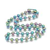 304 Stainless Steel Ball Chain Necklaces