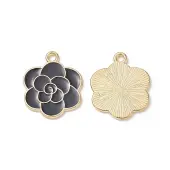 Golden Tone Alloy Enamel Pendants