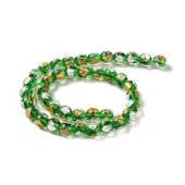 Handmade Gold & Silver Foil Lampwork Beads