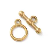 Ion Plating(IP) 304 Stainless Steel Ring Toggle Clasps